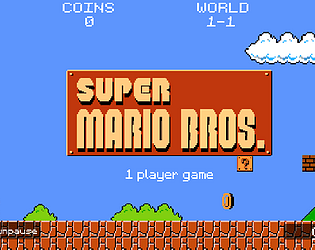 mario project game screenshot