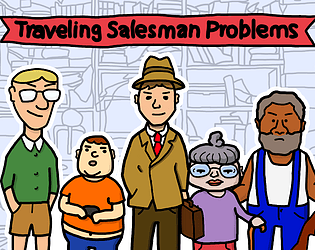 Traveling Salesman Problems game screenshot