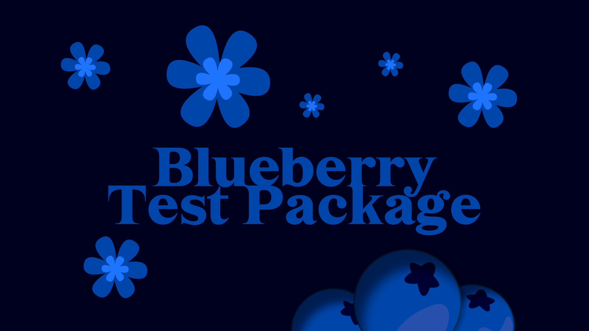 Blueberry Test Package