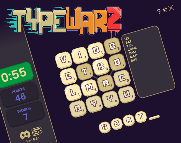 TypeWarZ - Playtests