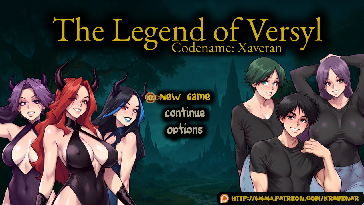 Cover art for The Legend of Versyl - Codename: Xaveran (Censored Free Demo) by WeTheCircle - Adult NSFW Games — adult visual novel