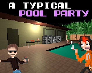 a typical pool party