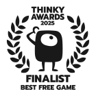 Thinky Awards 2025 Finalist Best Free Game badge