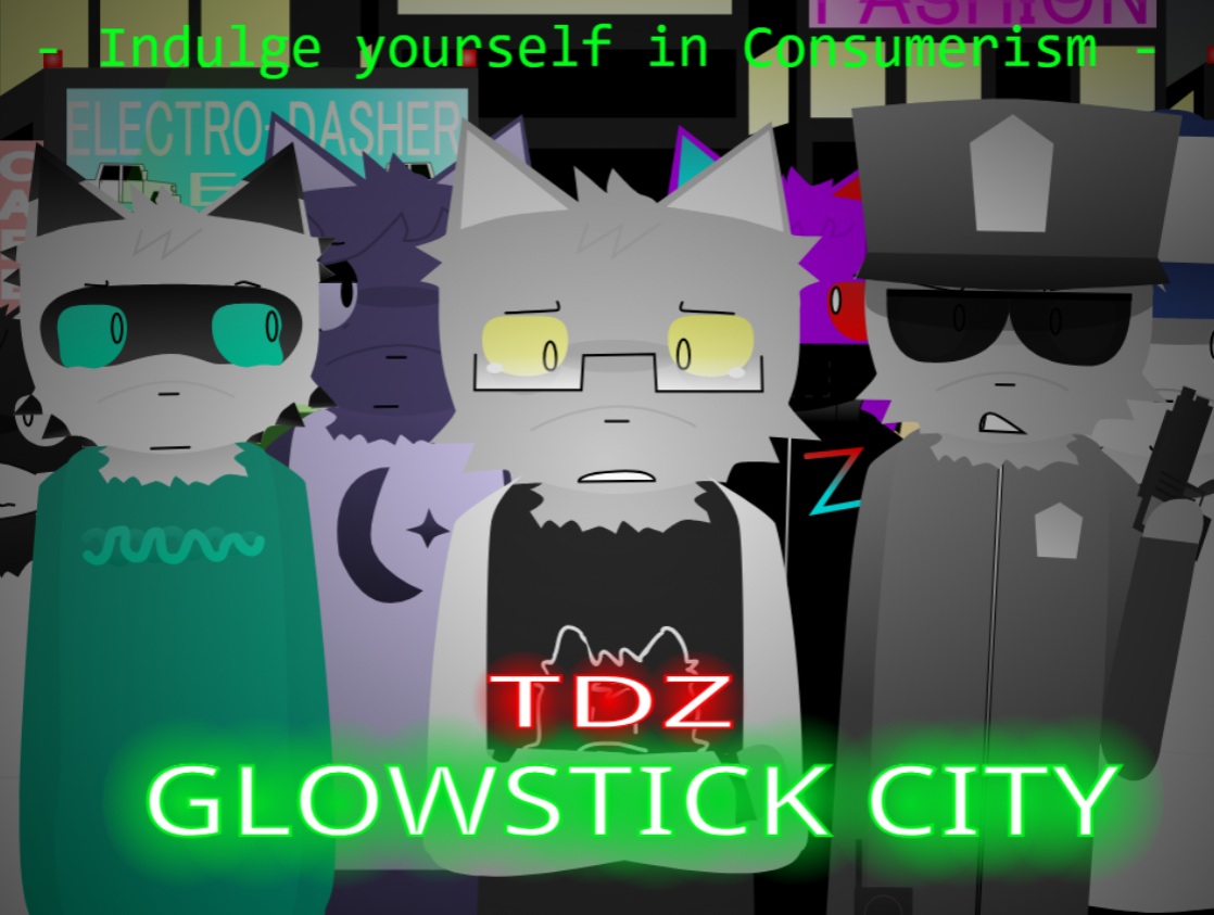 Cover image for TDZ - GLOWSTICK CITY