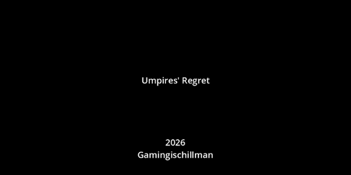 Cover image for Umpires' Regret