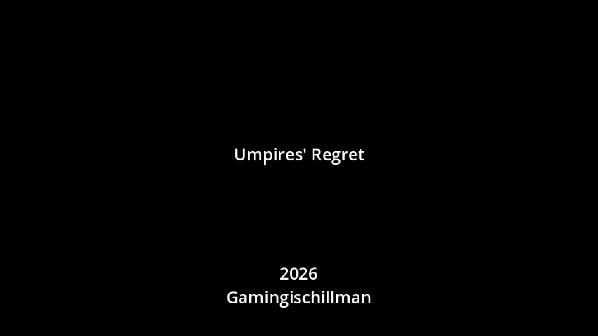 Cover image for Umpires' Regret