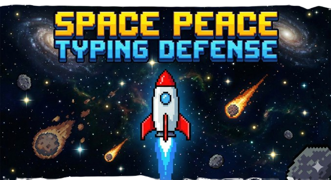Cover image for Space Peace: Typing Defense