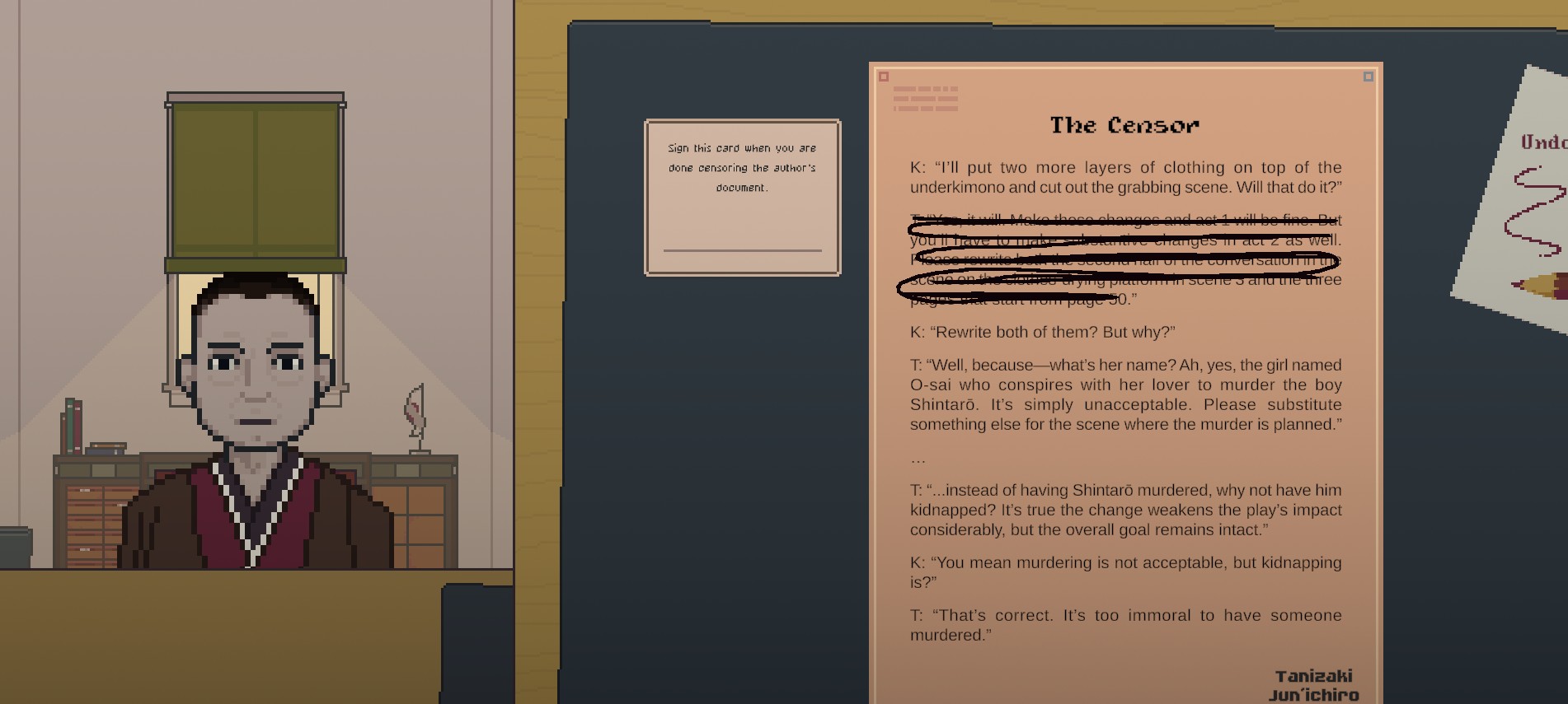 The Censor's Desk