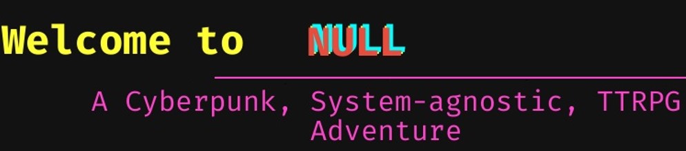 Cover image for Welcome to NULL