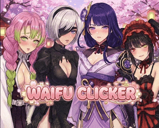 Cover art for Waifu Clicker, an adult visual novel by Cute Cupcakes