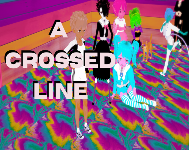 Cover art for A Crossed Line by Weird420XL — adult visual novel