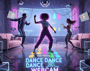 DanceDanceWebcam game screenshot