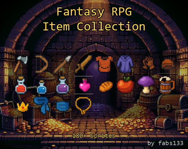 Fantasy RPG Item Collection by fabs133