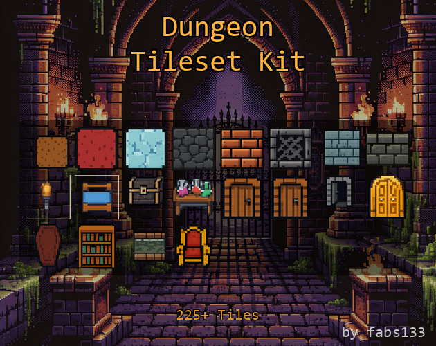 Dungeon Tileset Kit by fabs133
