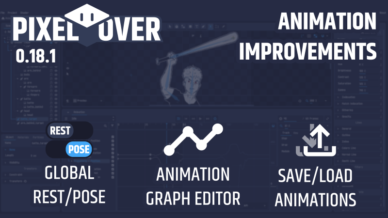 PixelOver 0.18.1 - Animation Improvements devlog preview
