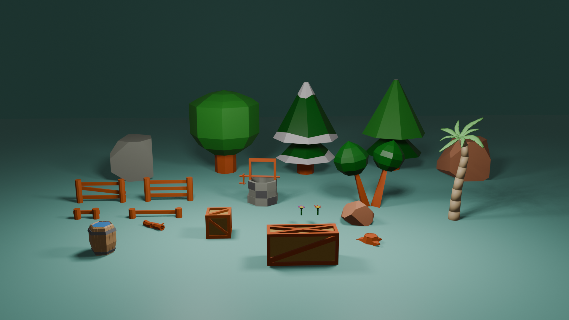 Low Poly Environment Props Pack