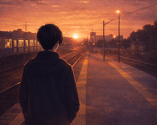 明日、消える駅前で (Tomorrow, at the Vanishing Station) game screenshot