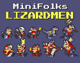 MiniFolks - Lizardmen