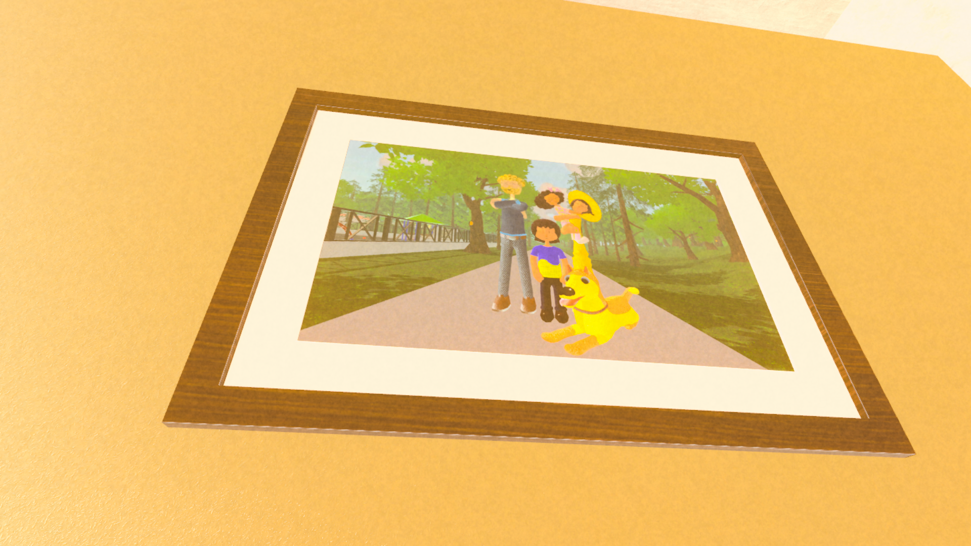 What a happy family, hope nothing bad happens to them!