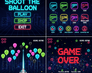 Shoot The Balloon game screenshot