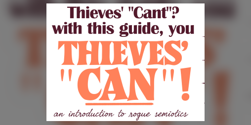 Cover image for Thieves' "Can't"? Thieves' "CAN"!