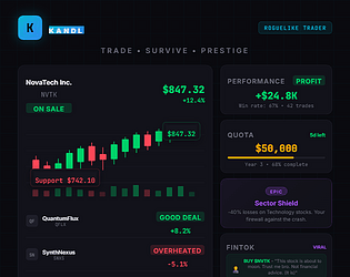 KANDL - A Roguelike Trading Game game screenshot