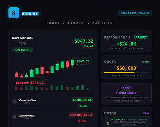 KANDL - A Roguelite Trading Game