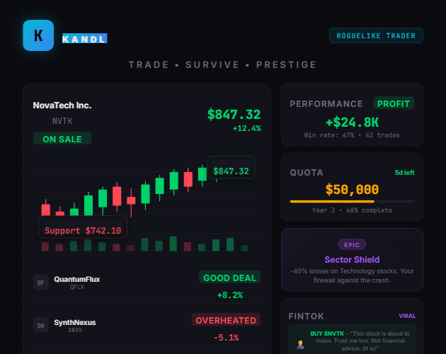 KANDL - A Roguelite Trading Game