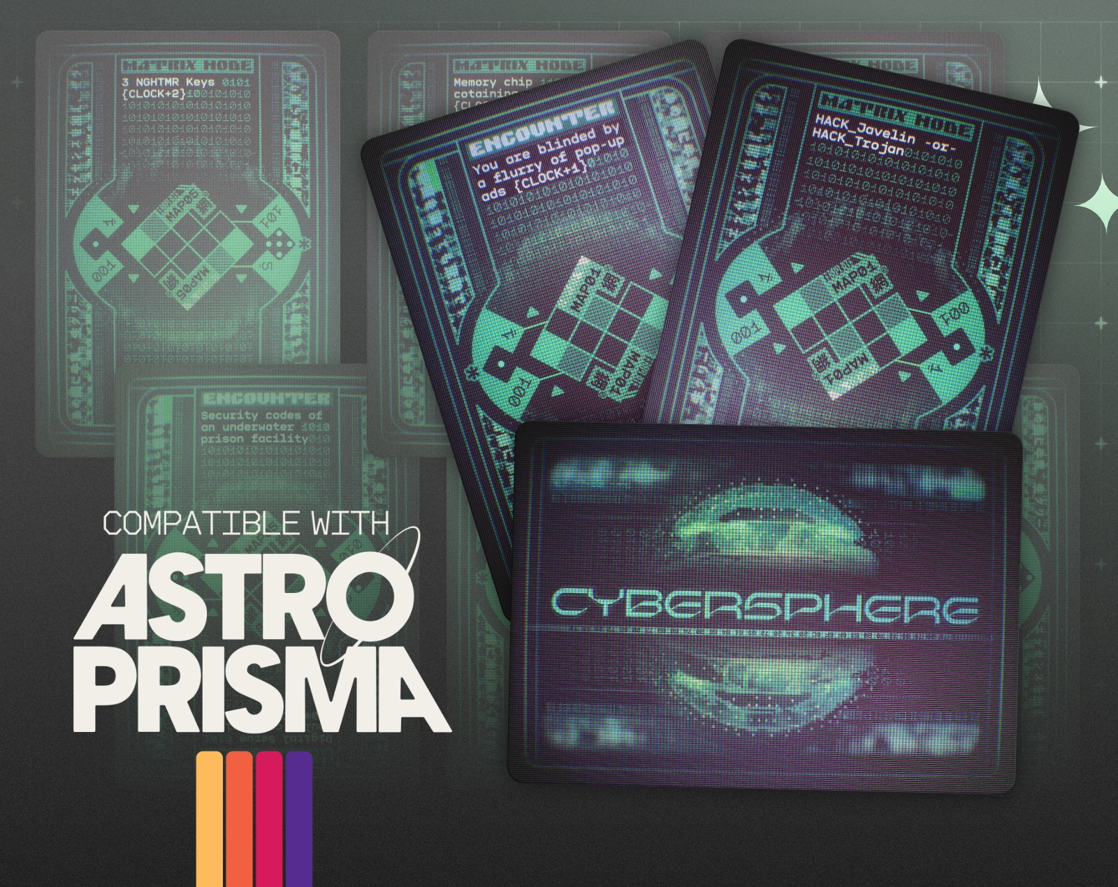 Cyberspace Cards for ASTROPRISMA RPG