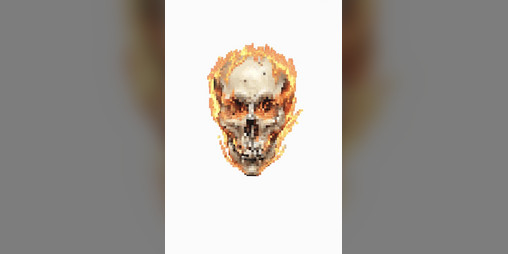 Cover image for Skull on fire!