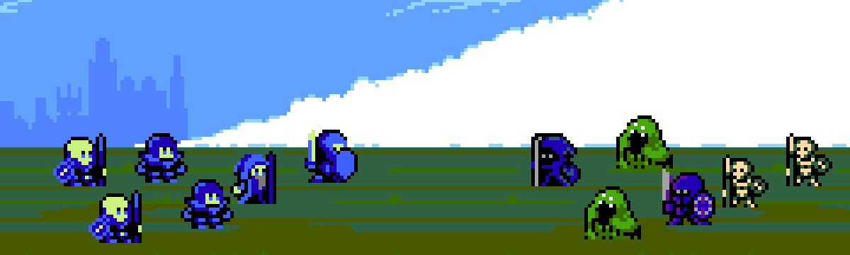 NES Fantasy RPG Characters (16x16)