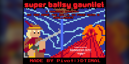 Cover image for Super Ballsy Gauntlet