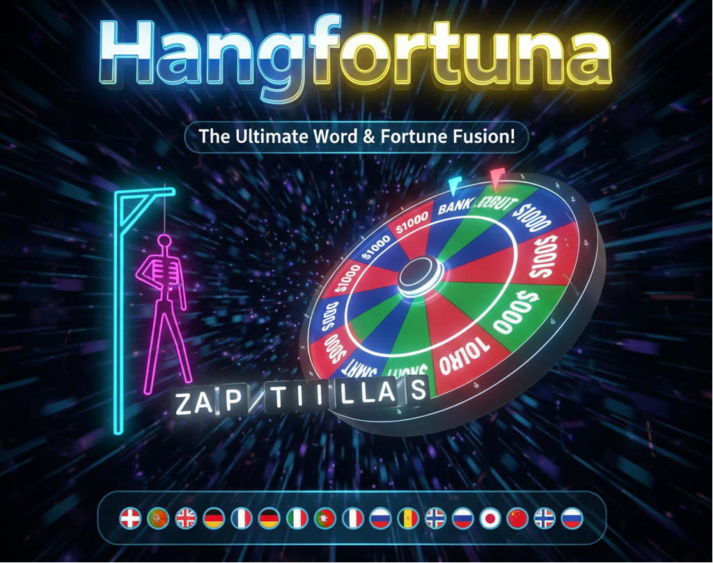 Cover image for Hangfortuna: The Ultimate Word & Fortune Fusion!