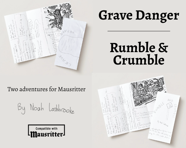 Cover image for Grave Danger // Rumble & Crumble