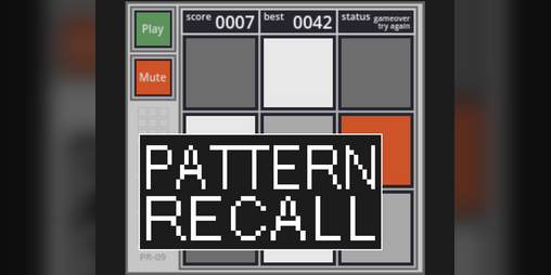 Cover image for Pattern Recall
