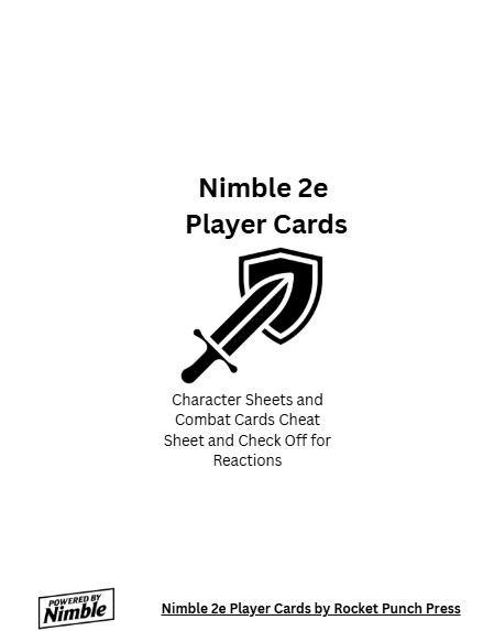 Cover image for Nimble 2e Player Cards