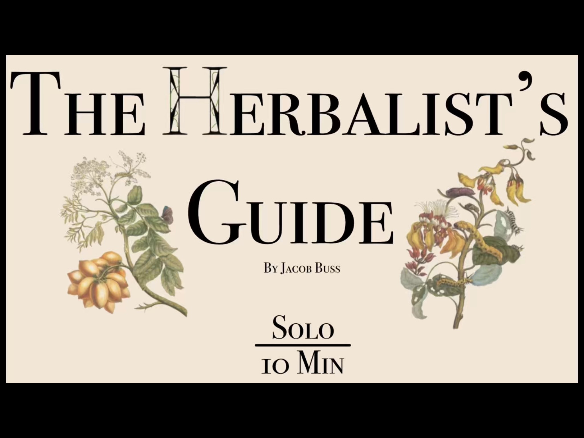 The Herbalist’s guide