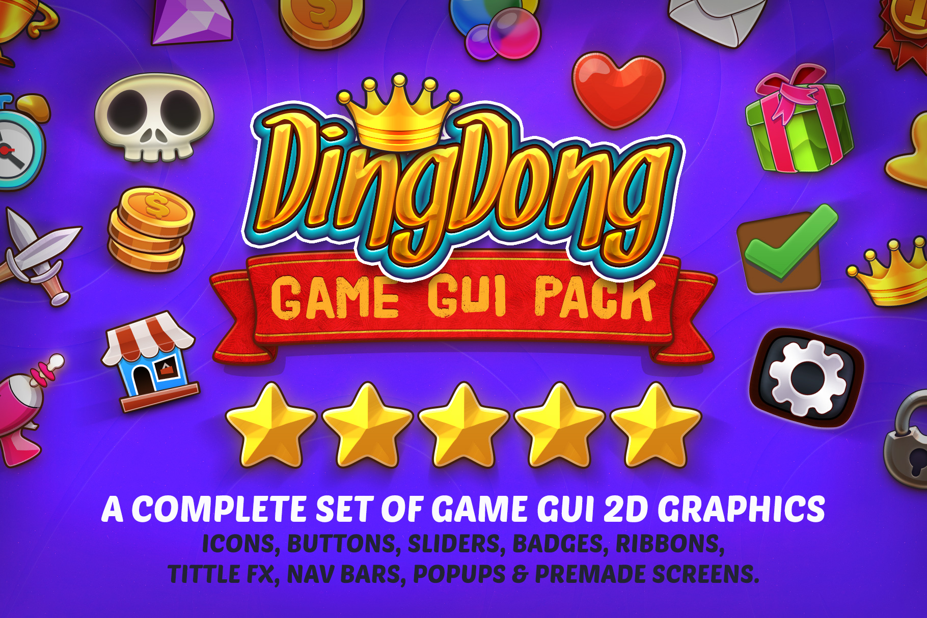 DINGDONG – Game GUI Pack