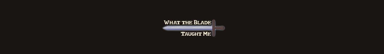 What the Blade taught me