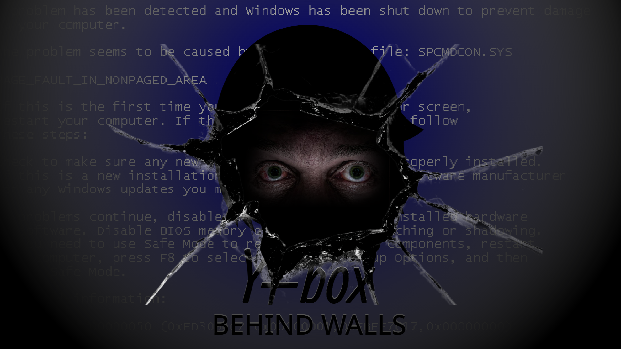 Cover image for ƨllɒW bniʜɘઘ -⸮v xod-Y