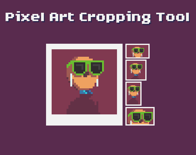 Create Pixel Art Icon Files! v1.1.1 - Pixel Art Cropping Tool by Lou Bagel