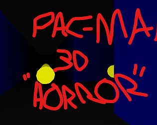 PacMan "Horror game" a test by Moustik