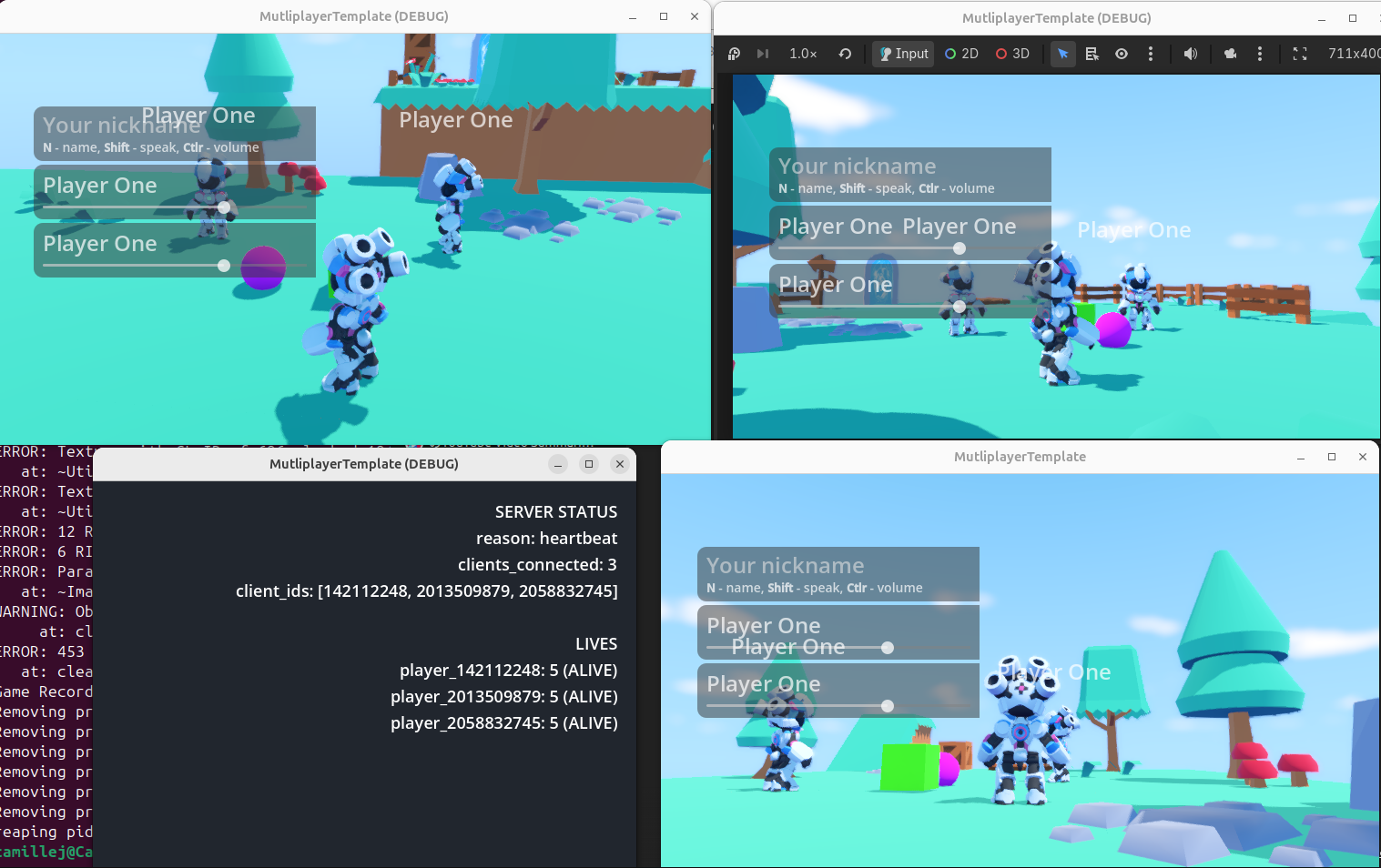 Godot Multi player 3D Game