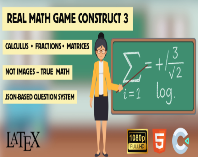 Real Math Educational Game Construct 3 by Gaurav Goyal