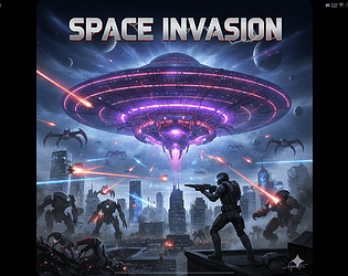 The Space Invasion game screenshot