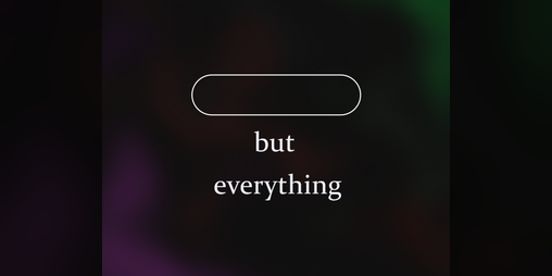 Cover image for nothing but everything