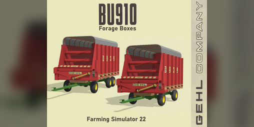 Cover image for Gehl BU910 Forage Boxes V2 - FS22