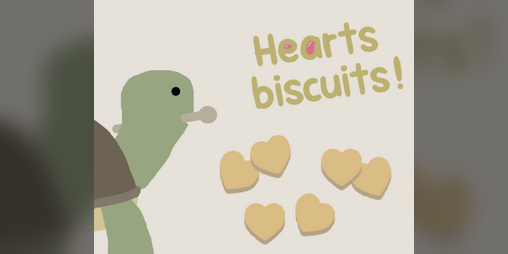 Cover image for Hearts biscuits