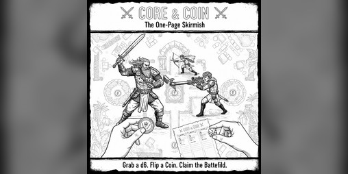 Cover image for CORE & COIN: The One-Page Skirmish