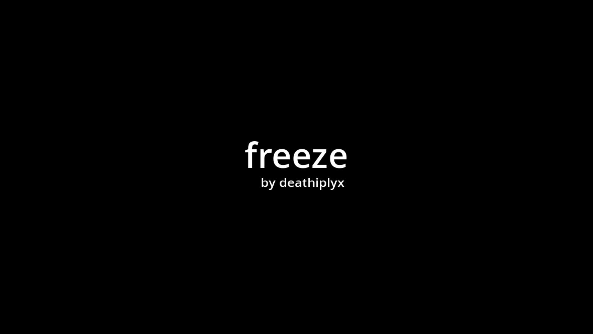 freeze